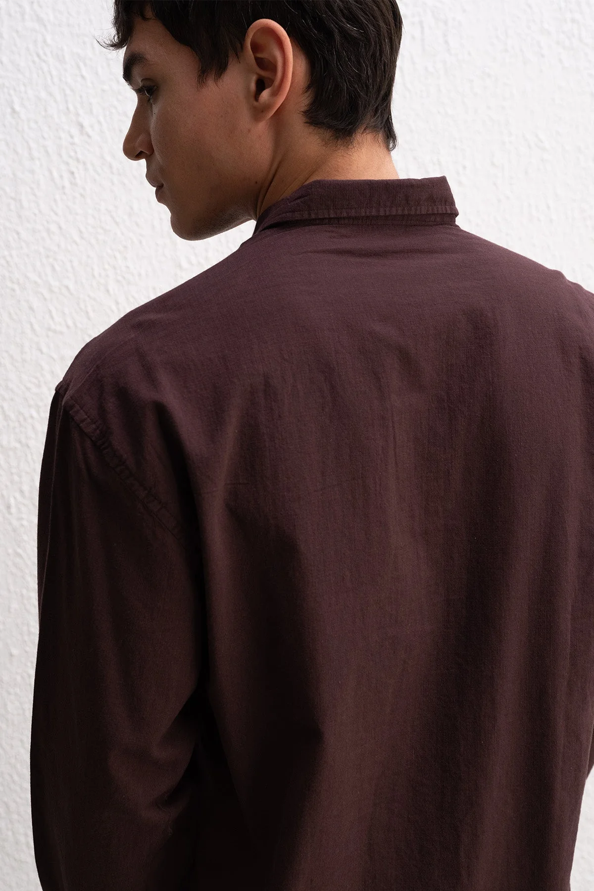 OVERSIZE FRESH KETEN KAHVERENGİ GÖMLEK