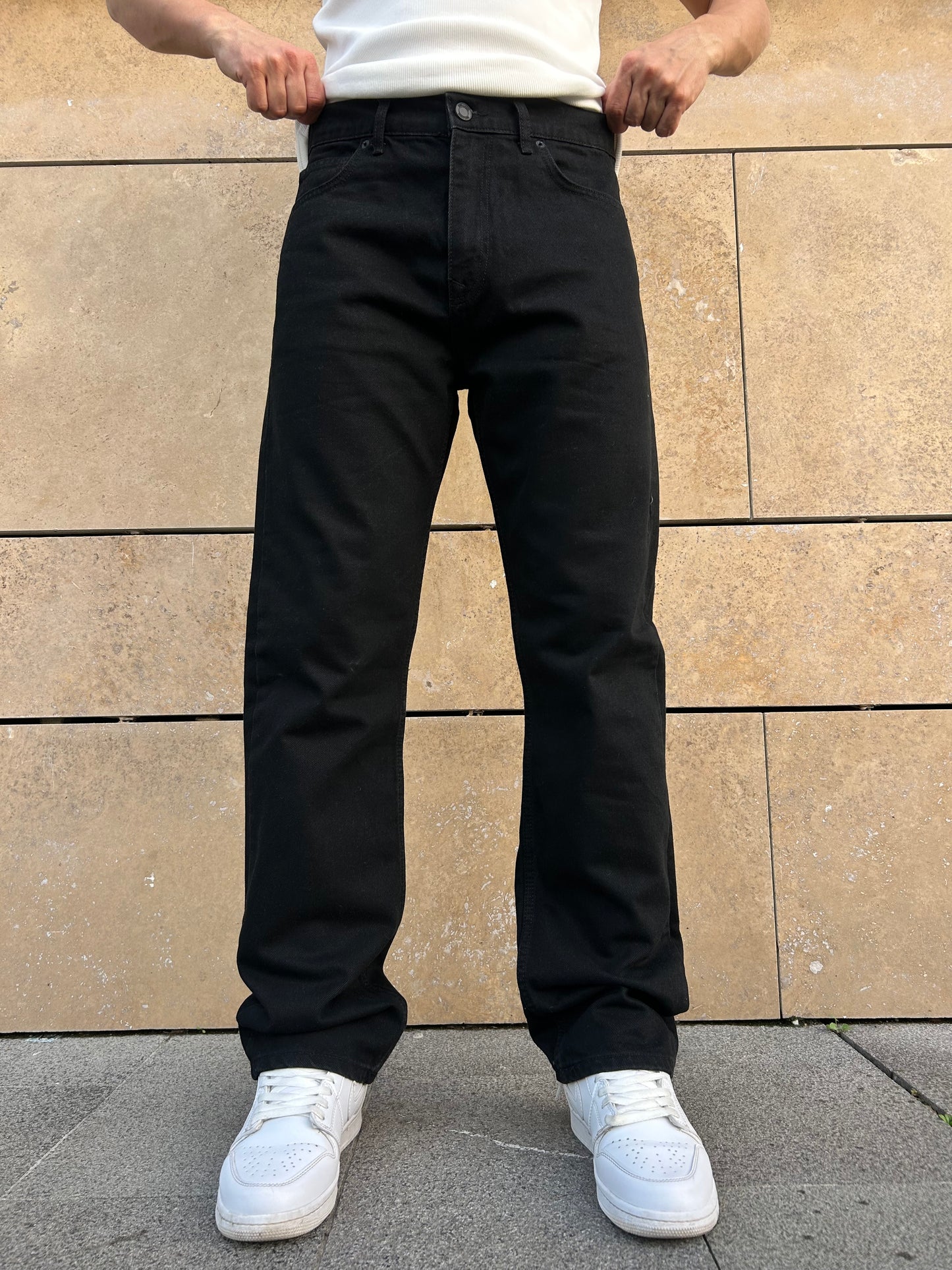Siyah Baggy Jean
