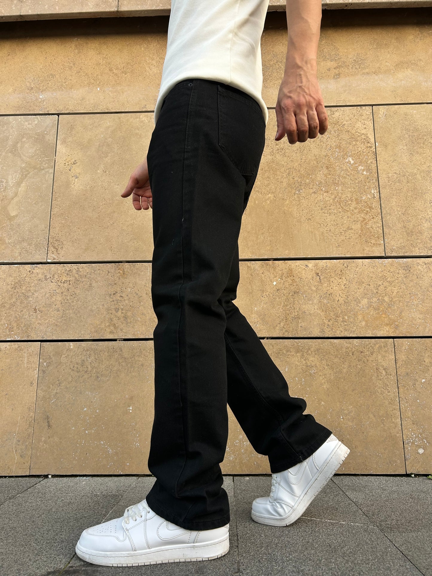 Siyah Baggy Jean