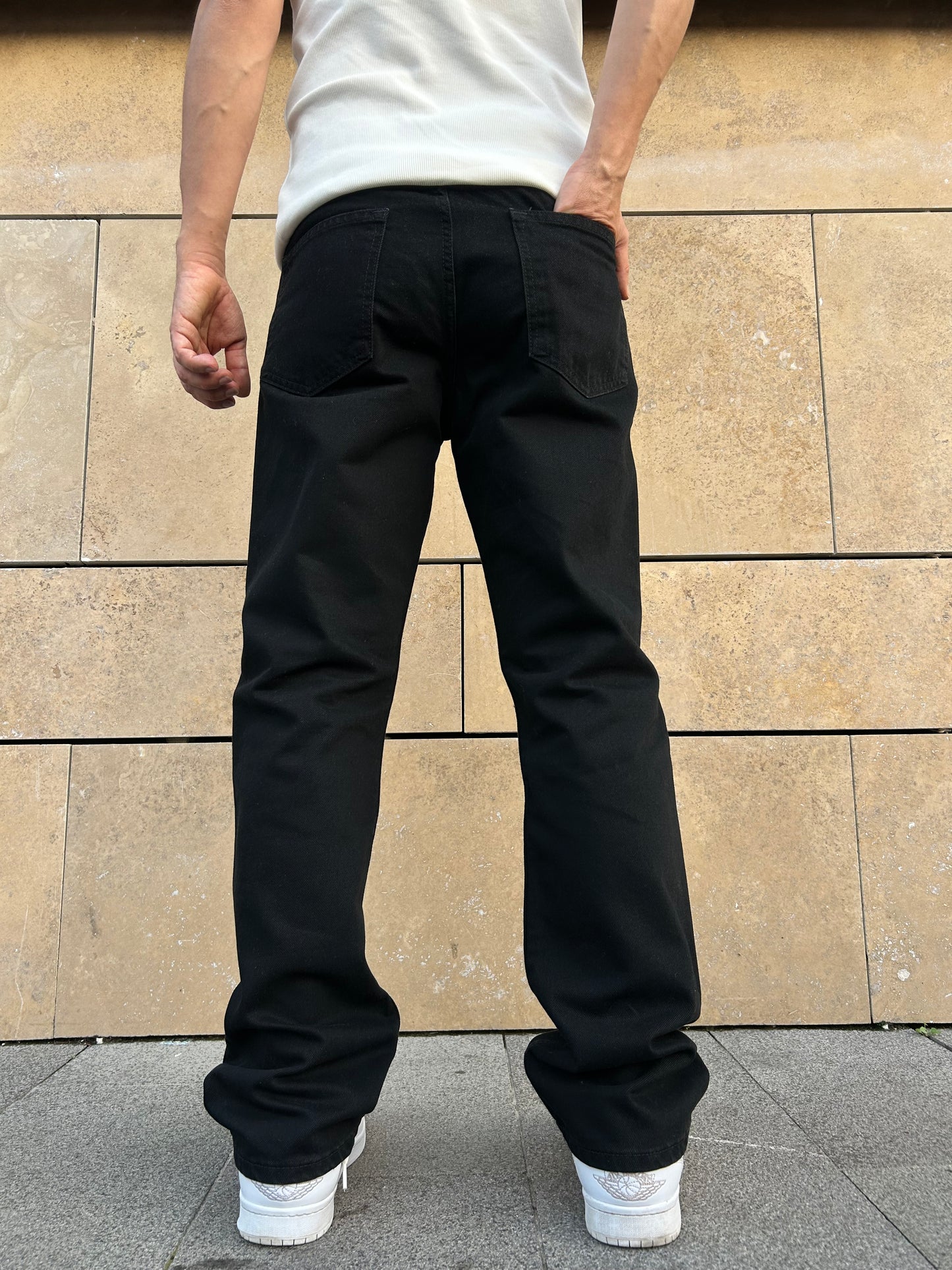 Siyah Baggy Jean