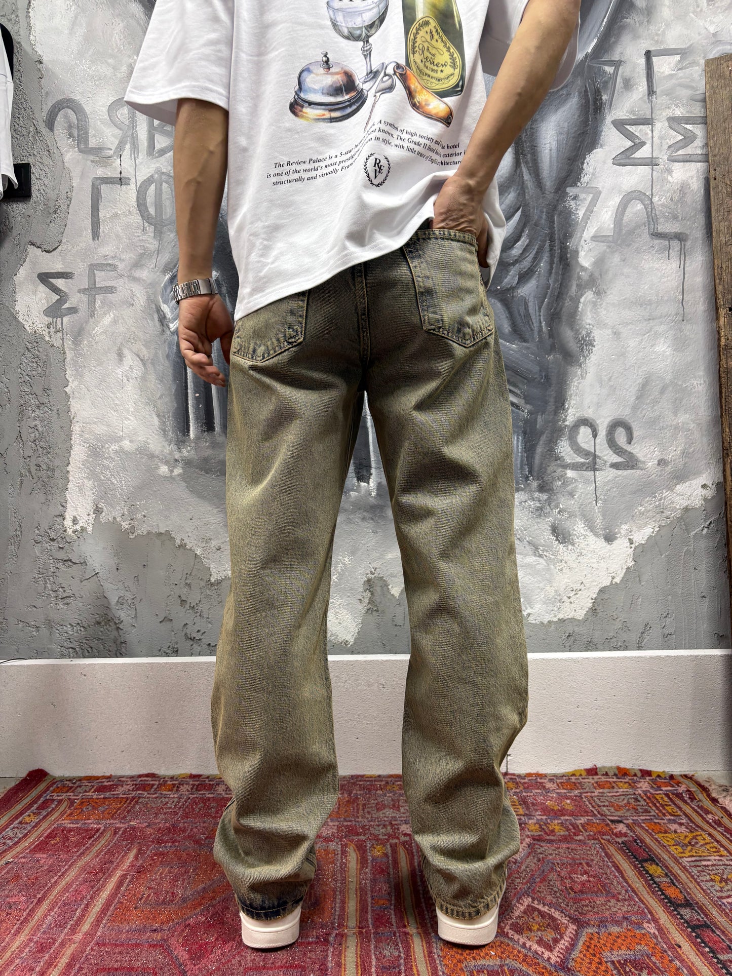 Basic Tint Yıkamalı Baggy Jean