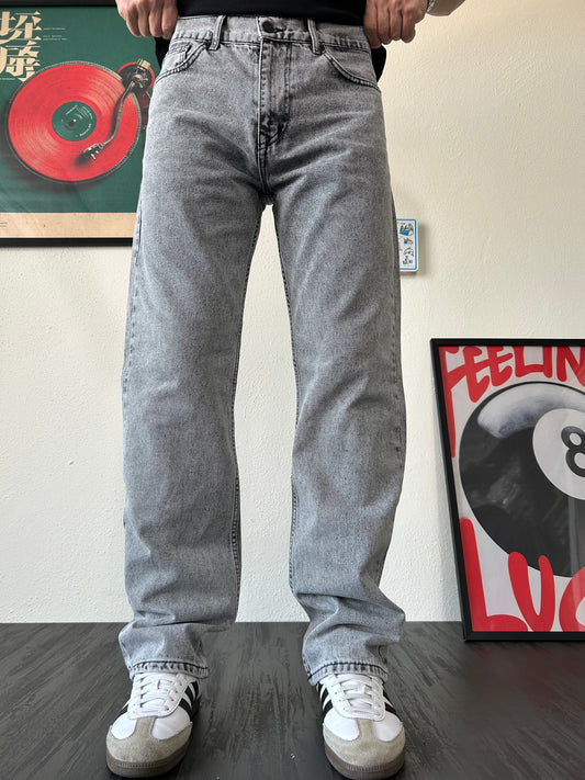 Gri Baggy Jean