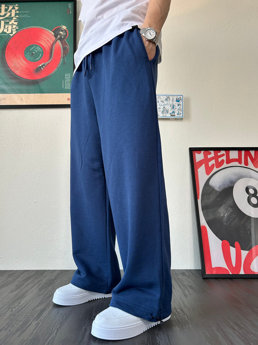 Lacivert Premium Ayarlanabilir Paça Oversize Eşofman Altı