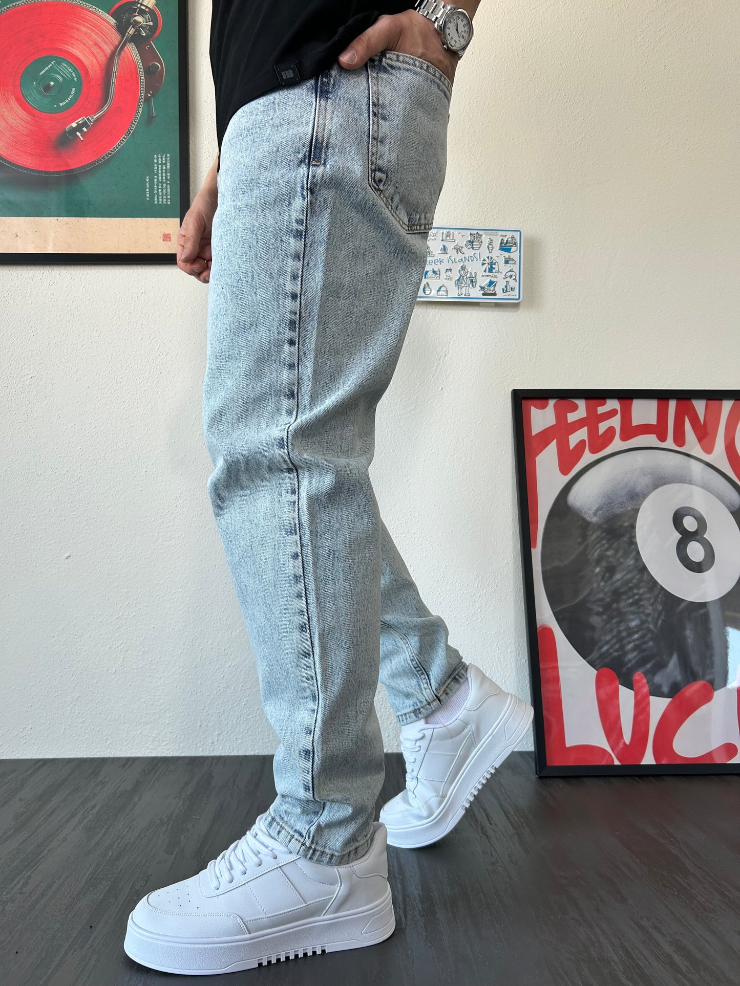 Buz Mavi Boyfriend Jean 65