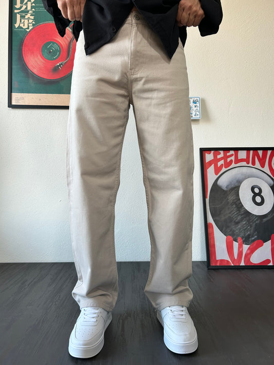 Basic Bej Baggy Jean