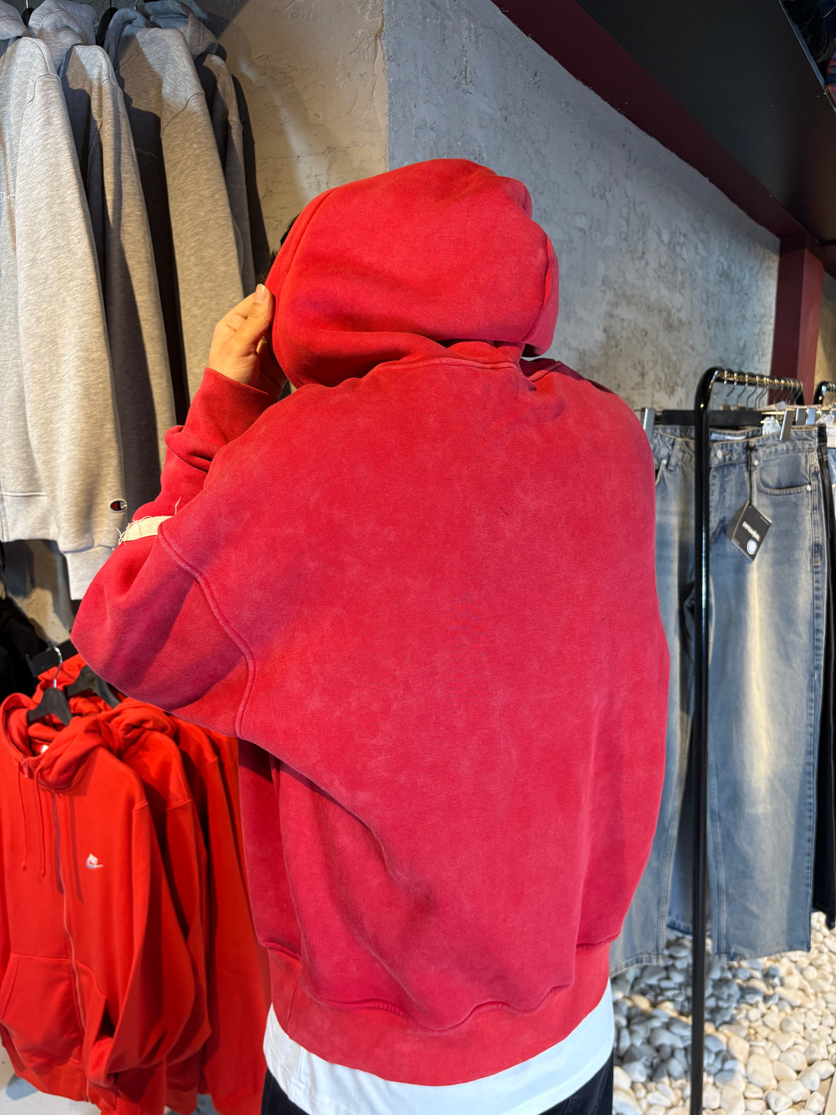 17 Stonger Premium Acid Yıkama Hoodie