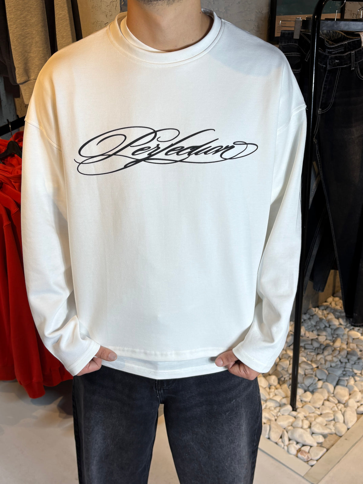Perfection Baskı Detaylı Long Sleeve